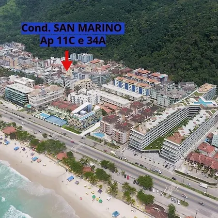 Praia Grande - Ubatuba- Parte Nobre - Ap 34A No Cond San Marino-2